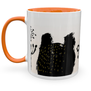 bee&HONEY BEAR Keramiktasse - orange